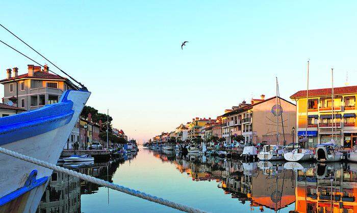 Der alte Hafen von Grado ist nicht nur ein unvergesslicher Anblick, sondern auch seit der Antike das Herz des wirtschaftlichen Lebens von Grado