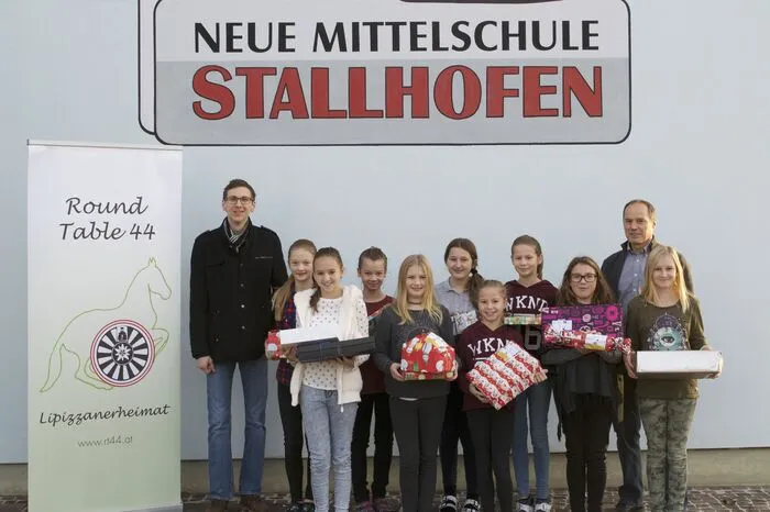 Die Schüler der NMS Stallhofen wollten anderen eine Freude bereiten