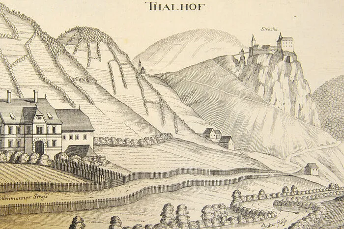 Thalhof in Rottenmann und "Burg Ströchä"