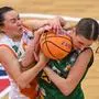 GRAZ,AUSTRIA,19.JAN.25 - BASKETBALL -  Basketball Austria Cup Ladies Final Four, final, BK Duchess Klosterneuburg vs UBI Graz. Image shows Sigrid Koizar (Klosterneuburg) and Elma Dautovic (Graz).
Photo: GEPA pictures/ Avni Retkoceri
