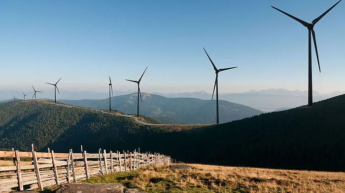 Der Windpark Wöllaner Nock (hier eine Fotomontage) dürfte nur eine Idee bleiben 