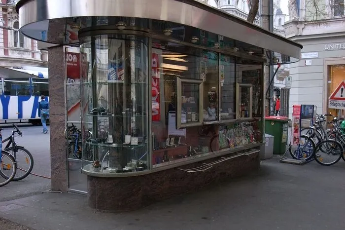 In Graz findet sich auch ein Traffik-Kiosk in der Liste der Denkmäler ...