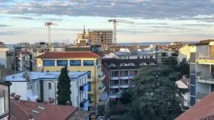 Der „Turm“ gehört zum Hotel Adria