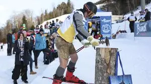 SCHLADMING,AUSTRIA,27.JAN.25 - ALPINE SKIING - FIS World Cup, men, preview, side event, Steirer Ski Charity Race. Image shows Chris Steger.
Photo: GEPA pictures/ Wolfgang Grebien