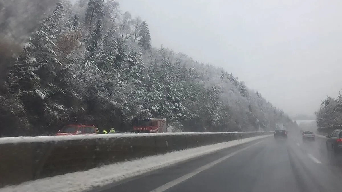 Schlechte Fahrbedingungen am Wechsel
