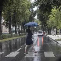 Der Regenschirm blieb in diesem Juli ständiger Begleiter