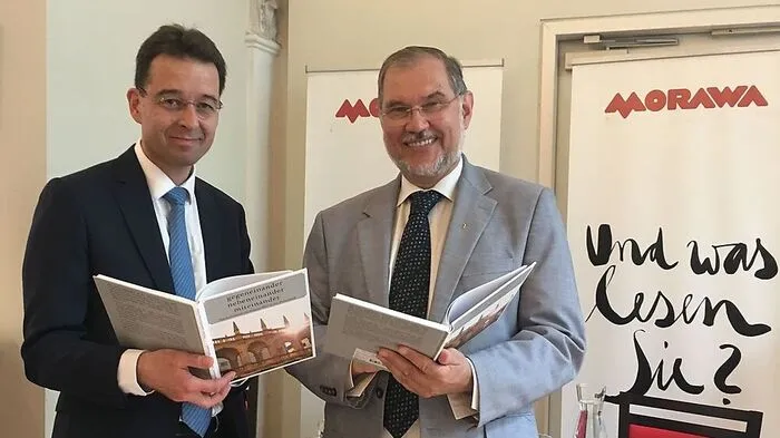 Kurator Axmann und Superintendent Miklas