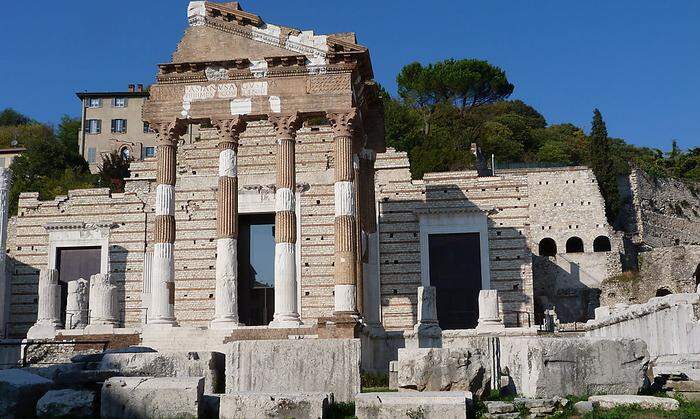 Das römische Kapitol thront über dem Forum