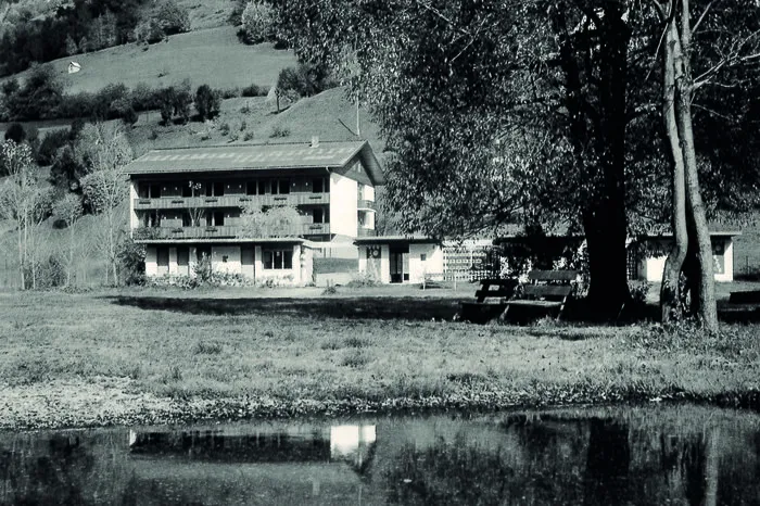 Die Frühstückspension Brennseehof im Jahr 1990