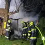 Die Brucker Feuerwehr rückte mit zwölf Einsatzkräften aus