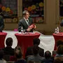 Von links: Willibald Wutte, Uwe Sommersguter und Jakob Strauß bei der Podiumsdiskussion der Kleinen Zeitung in der Volksschule Sittersdorf