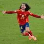 Marc Cucurella of Spain celebrates winning the 2024 UEFA European Football Championship Spain v England, UEFA European Championship, EM, Europameisterschaft 2024, Final, Football, Olympiastadion, Berlin, Germany, 14 Jul 2024 EDITORIAL USE ONLY No use with unauthorised audio, video, data, fixture lists, club/league logos or live services. Online in-match use limited to 120 images, no video emulation. No use in betting, games or single club/league/player publications. PUBLICATIONxINxGERxSUIxAUTxHUNxGRExMLTxCYPxROUxBULxUAExKSAxONLY Copyright: xDavexShopland/Shutterstockx 14583342ed
