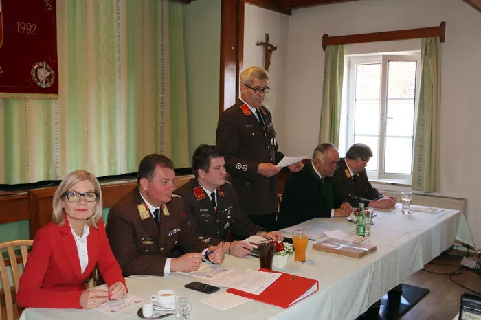 Bei der 92. Wehrversammlung Mitte März standen auch Neuwahlen am Programm. Es war die letzte Versammlung unter Kommandant Ferdinand Rainer.