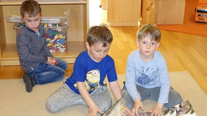 Die Neugierde der Kinder wird im Kindergarten Edelschrott gestillt