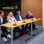 Podiumsdiskussion, Jutta Brandhuber, Rene Eres, Mag. Dieter Jandl, Mag. Rita Sohm, Foto Thomas Hude, Eventplateau Raiffeisen Landesbank Kärnten, 19.3.2024