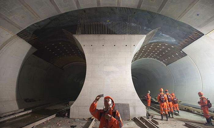 Der Gotthard-Tunnel ist der längste der Welt
