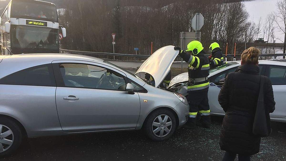 Unfall bei Abfahrt