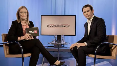 Kurz und Milborn beim Sommergespräch