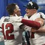 Rob Gronkowski durfte oft mit Tom Brady jubeln