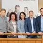 Zwei Generationen: Franz, Erika, Roswitha sowie Markus Leeb und Geschäftsführer Alexander Ertl