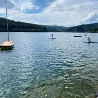 Der Stausee Soboth verspricht auch an heißen Tagen Abkühlung