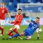 BRATISLAVA,SLOVAKIA,23.MAR.24 - SOCCER - OEFB international friendly match, Slovakia vs Austria. Image shows Florian Grillitsch (AUT) and Juraj Kucka (SVK).
Photo: GEPA pictures/ Armin Rauthner
