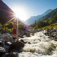 Das Hochgebirgstal Seebachtal bei Mallnitz sorgt mit seinen kühlen Bächen und Wasserfällen für Erfrischung