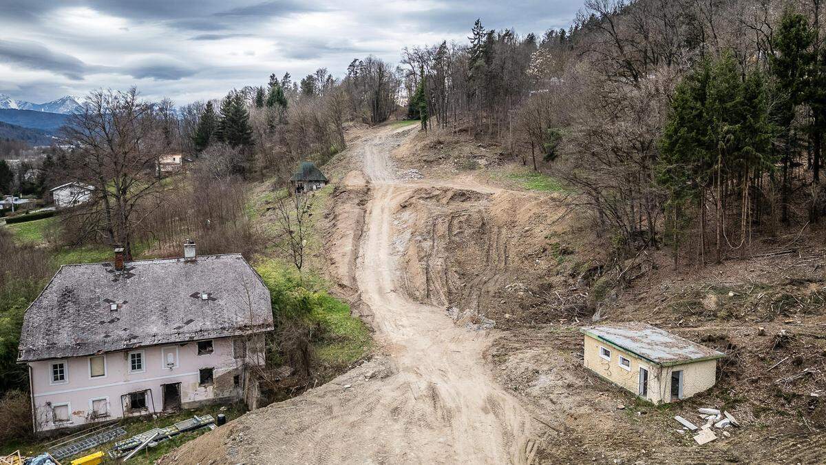 Auf dieser Fläche wurde im Dezember gearbeitet