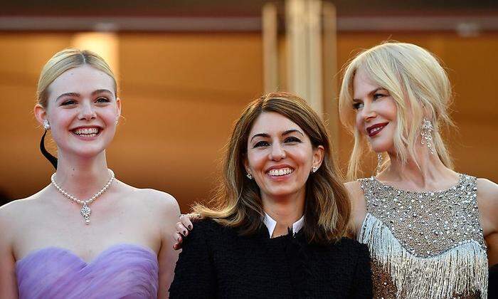Grüßten am Sonntag nur noch aus der Ferne: Elle Fanning, Sofia Coppola, Nicole Kidman