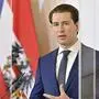 Bundeskanzler Sebastian Kurz (VP) anl. einer PK "Coronahilfe: Untersttzung der heimischen Gastronomie" am Montag, 11. Mai 2020 im Bundeskanzleramt in Wien.