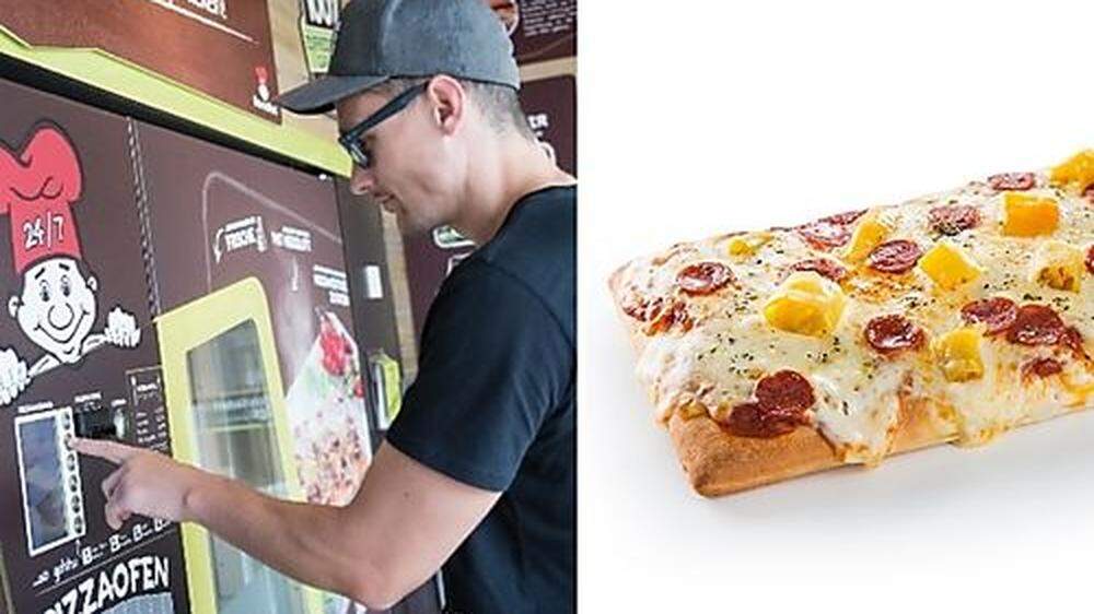 In nur 140 Sekunden serviert die Bistrobox eine Pizza