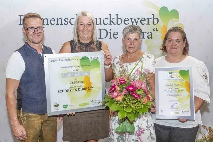 Die Gemeinde Pöllauberg holt Platin in der Kategorie „Schönstes Dorf“