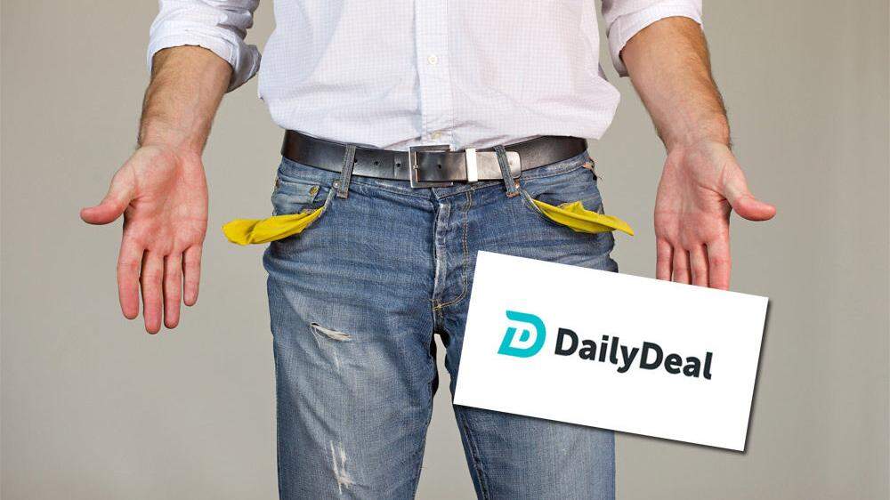 Das Schnäppchenportal &quot;DailyDeal&quot; ist pleite - verkaufte Gutscheine dürfen, obwohl nicht mehr gedeckt, eingelöst werden  