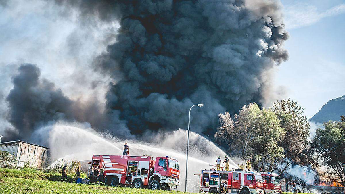 Das Wetter begünstigte die Brandbekämpfung