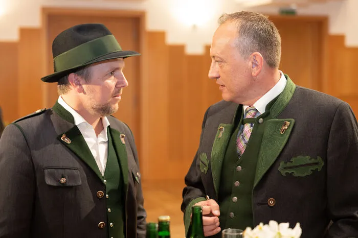 Steiermark-Tourismuschef Michael Feiertag und Armin Forstner, Landtagsabgeordneter und Bürgermeister von St. Gallen