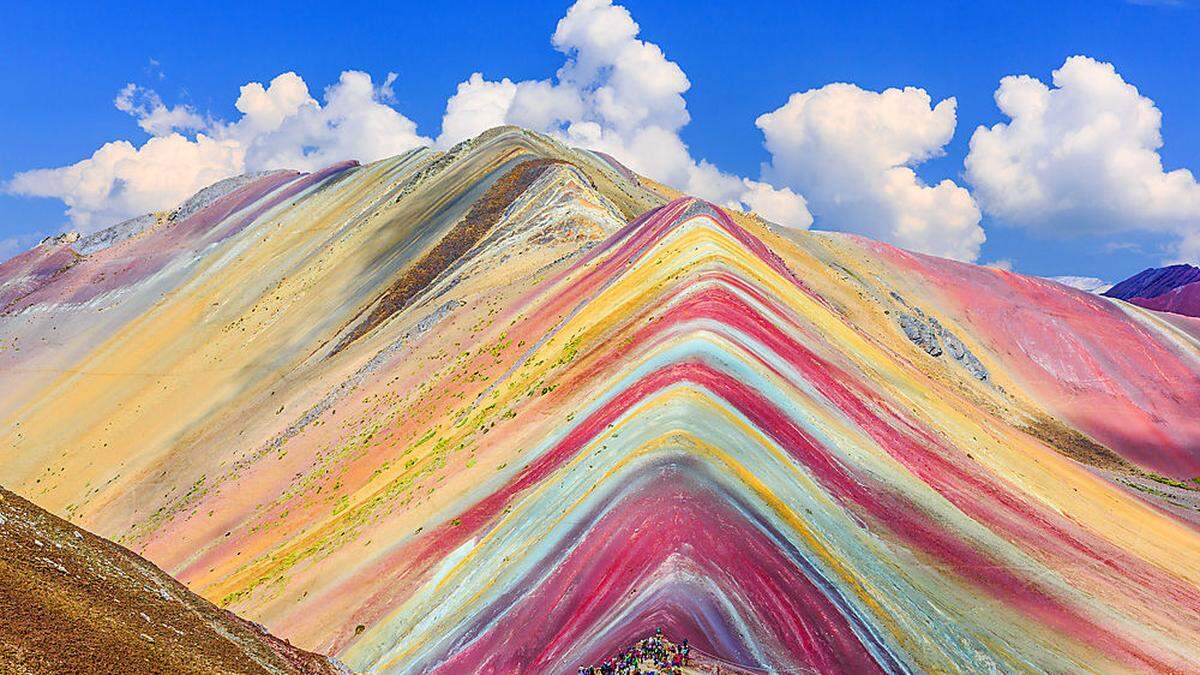 Vinicunca, der Regenbogen-Berg 