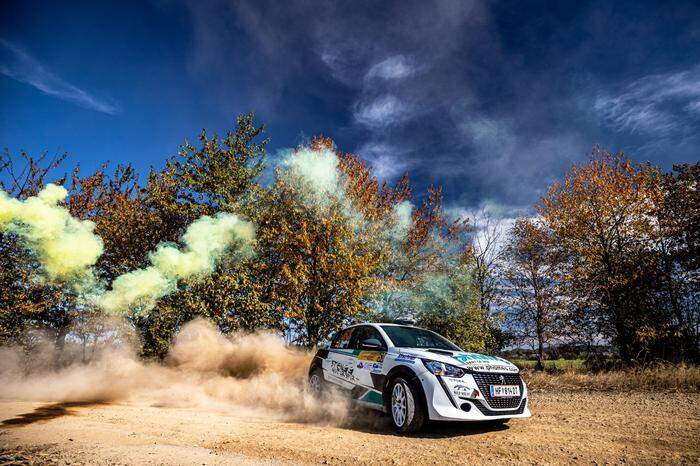 Mit seinem Peugeot 208 Rallye 4 absolvierte Traußnig bereits seiben Rallyes