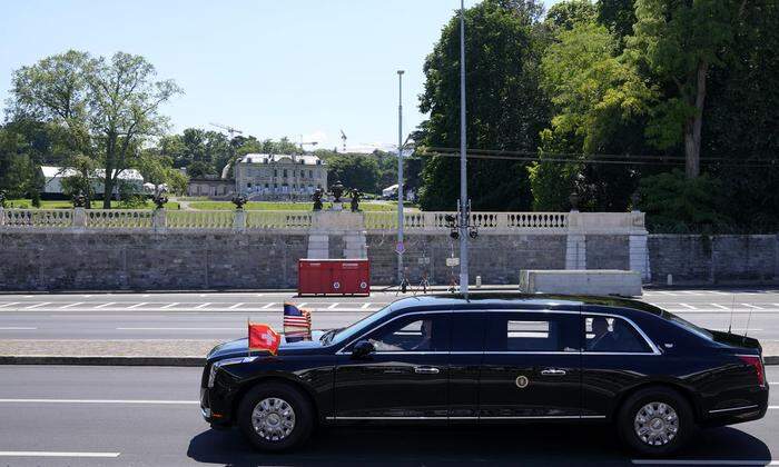 Die Limousine des US-Präsidenten, genannt "The Beast" 