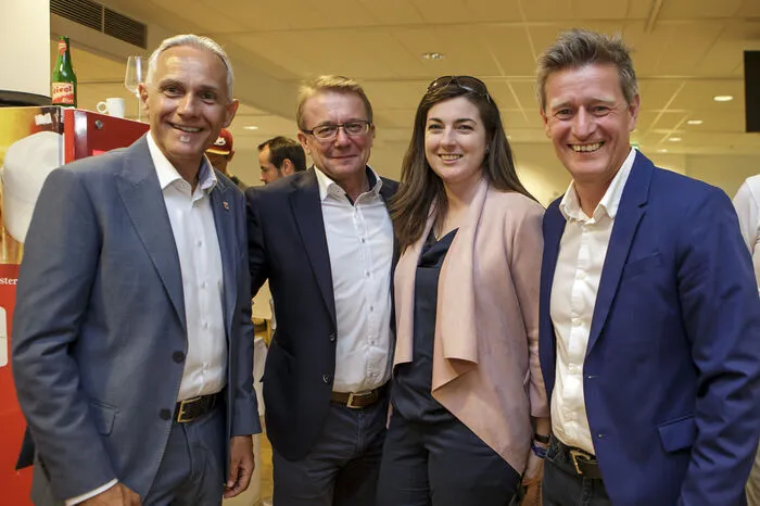 Jürgen Pfeiler, Michael Götzhaber mit Barbara und Arno Arthofer