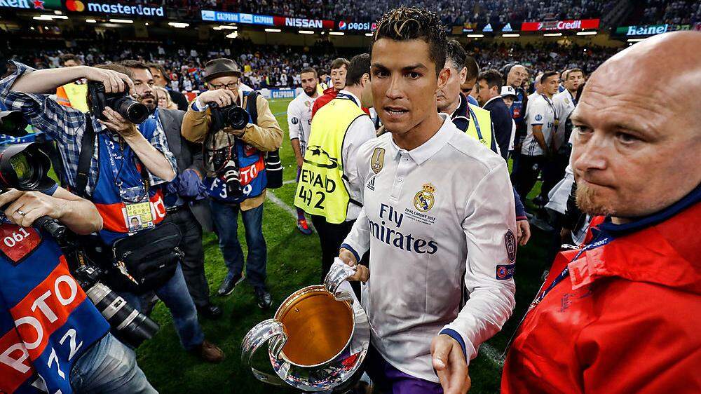 Cristiano Ronaldo beim Titelgewinn 2017