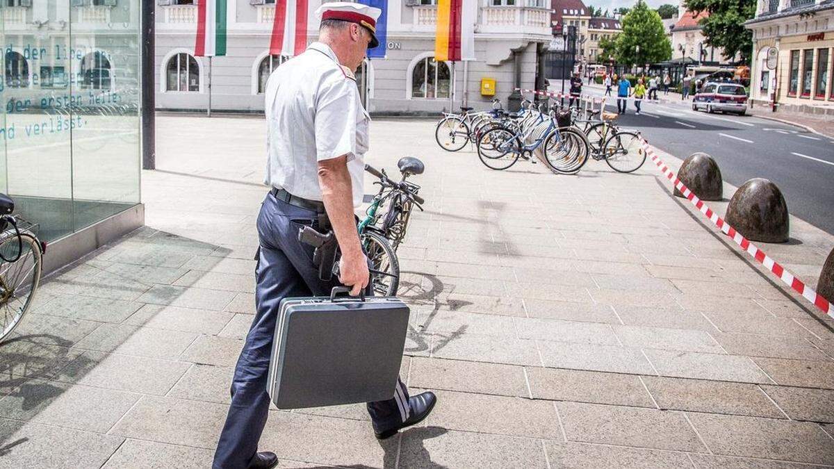 Der besagte Koffer wurde entfernt