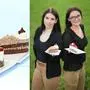 Julia Kager und Bianca Rohrer mit ihren Tortenkreationen