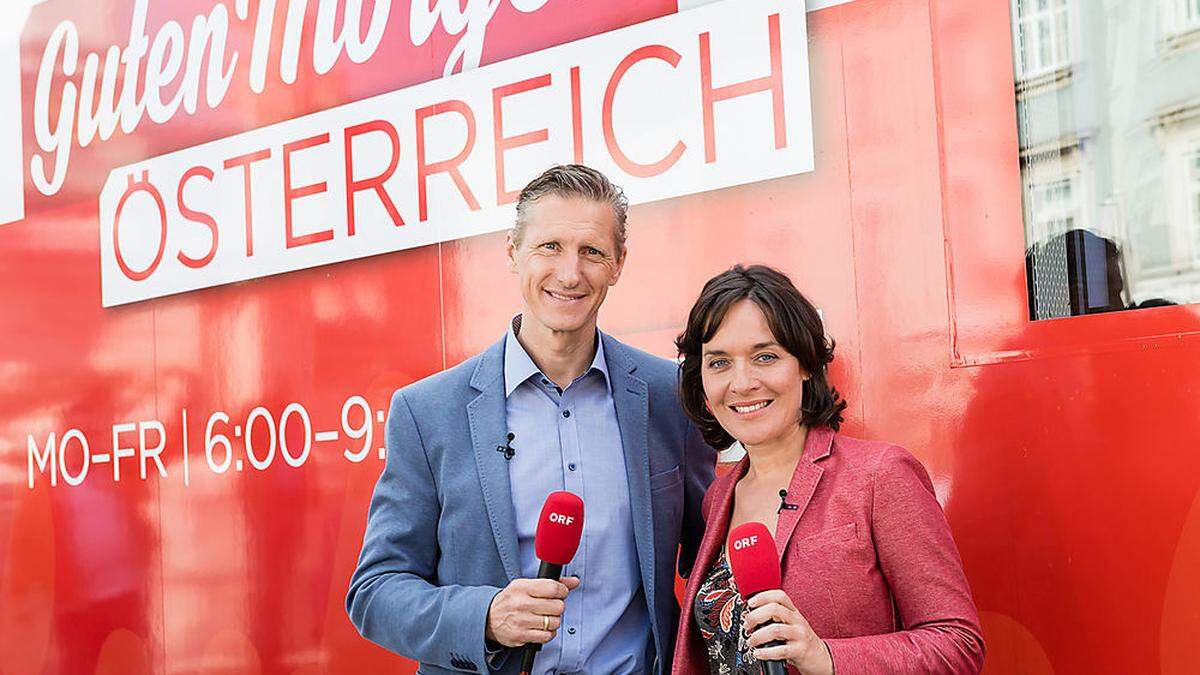 Eva Pölzl und Oliver Zeisberger berichten live aus der Region