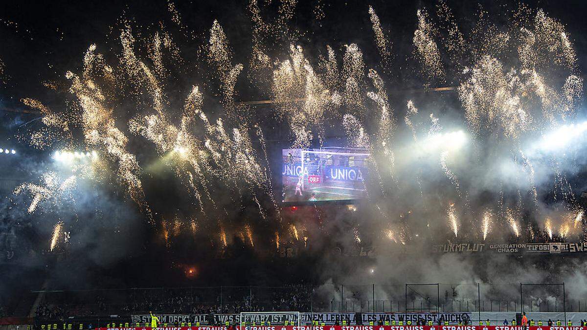 Die Sturm-Fans machten aus dem Cup-Finale Silvester