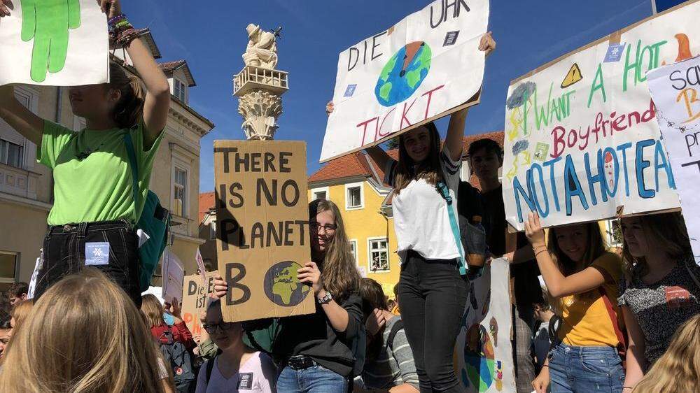 Tausende waren beim letzten Klimastreik im September in Graz dabei