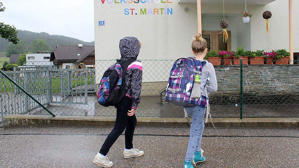 Die Volksschule in St. Martin ist nur eine der Kleinschulen der Stadtgemeinde Feldkirchen