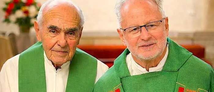 Die beiden Jubilare Franz Unterberger und Ernst Windbichler