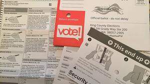 Briefwahlkarte in Seattle: 51 Wahlentscheidungen sind zu treffen