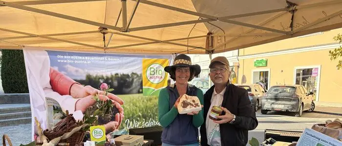 Martina Neumann vom Bio Hof Taunus in Weichselbaum (Bezirk Jennersdorf) produziert seit 14 Jahren Fleischwaren. Sie hat noch nie daran gedacht mit Bio aufzuhören