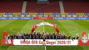 Salzburg gewann das Cup-Finale 2021 in der Wörthersee Arena